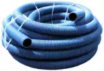 Труба защитная двустенная канализационная ПНД/ПВД д=160мм синяя