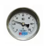 Термометр б/м ТБ-080-1  0-160*,кл.точн.1,5, гильза 1/2, L штока - 60мм, Метер