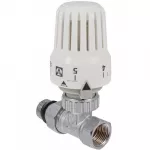 Клапан термостатический с термоголовкой для рад. прямой 1/2"  (VT.048.N.04) VALTEС