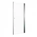 Дверь душевая  Уно  90х185, хром, прозрачное стекло (Тритон)