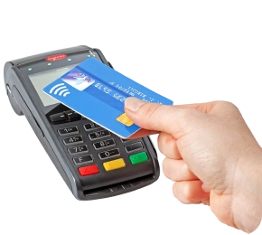 Оплата на кассе наличными или банковской картой