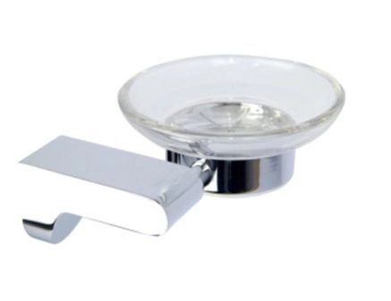 Мыльница "Ideal"латунь/стекло (S-007359)