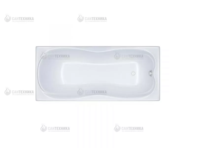 Ванна 1700х700 ЭММА на каркасе с экраном и сифоном (Тритон)