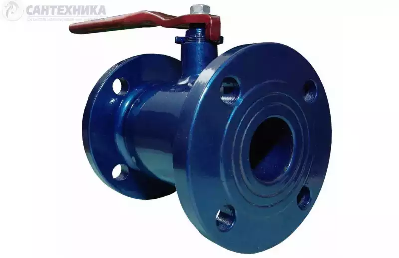 Кран шар д= 50/40 Ру-40 (11с67п2) цельносв. фланцевый