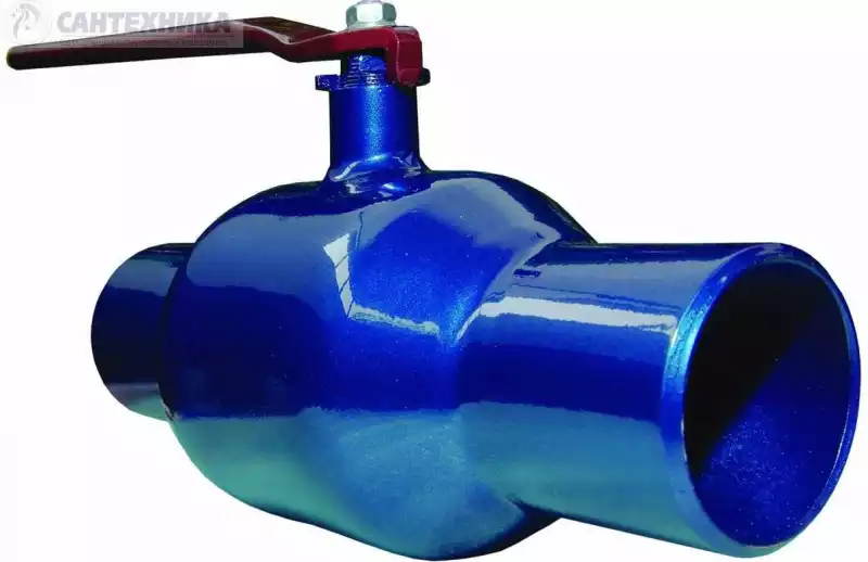 Кран шар д= 50/40 Ру-40 (11с67п2) цельносв. приварной 