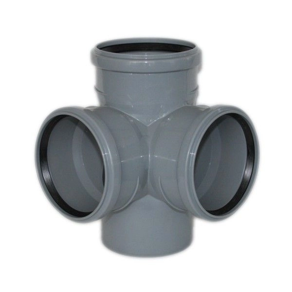 Крестовина 2х пл.  д=110х110 канализ. PRO AQUA