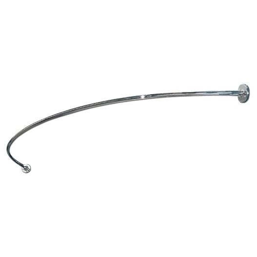 Карниз д/в Алегра 1500х900 изогн, нерж, без колец 