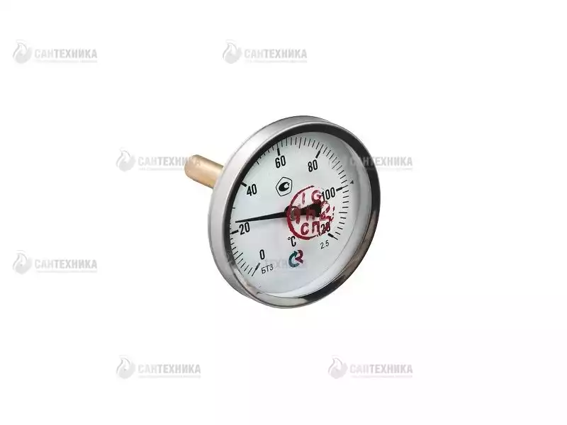Термометр БТ-31 Dу 63 с з/п 1/2, 0-160 L=46мм Rosma