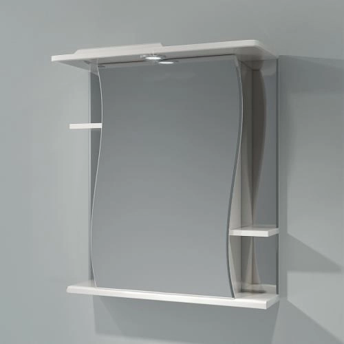 Шкаф зеркальный 620мм с/о Волна 62 