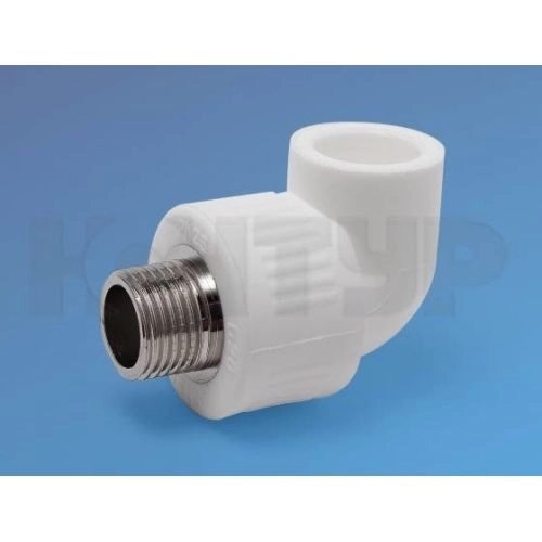 Угольник PP-R комб нар рез 20-1/2