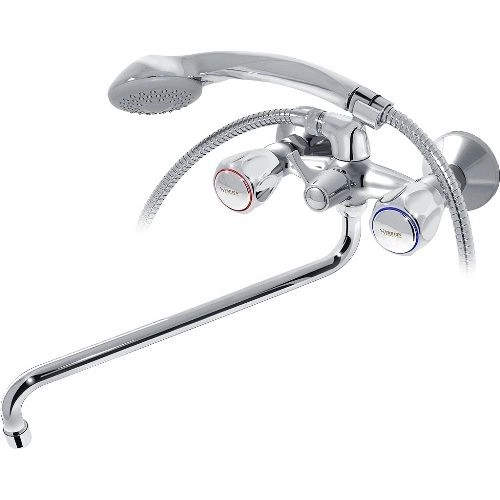 Смеситель для ванны 2мах. излив 30см, Парма, резина (01012181) Варион