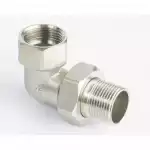 Сгон угловой (американка)  3/4" вн-нар. никель PRO AQUA