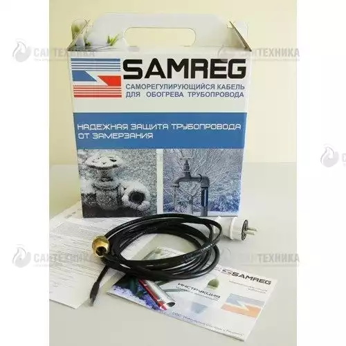 Комплект саморегулирующегося кабеля 17 SAMREG- 3 (внутрь с сальником)