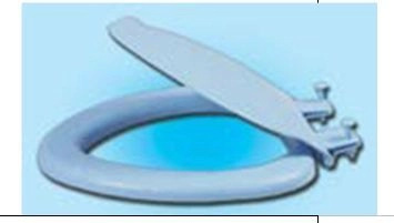 Сиденье для унитаза VIR, голубой мрамор (525) Виркен