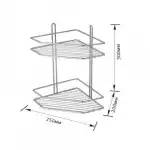 Полка 2-х ярусная угловая 250х200х300 (ЕК-012)
