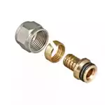 Фитинг коллекторный конус/обжим для PEX трубы 16 х1/2 К ( VТс.709.) VALTEC