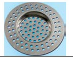 Фильтр-сеточка для слива раковины д.70 мм, нержавеющая сталь VIR
