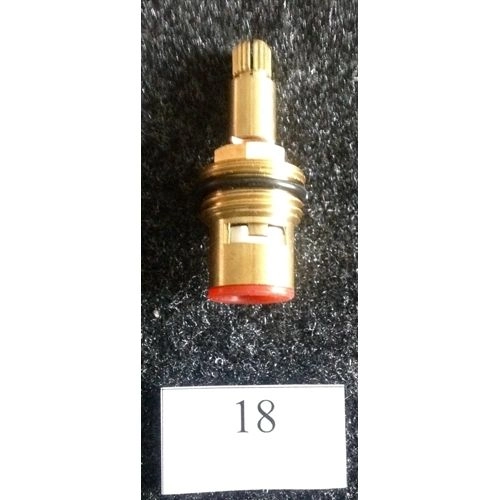 Кран-букса керамика 1/2, 20 шлицов , резьба под юбку (№18/ST2703.20)