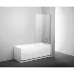 Шторка на ванну PVS1-80 блестящая+ Транспарент (79840C00Z1) RAVAK