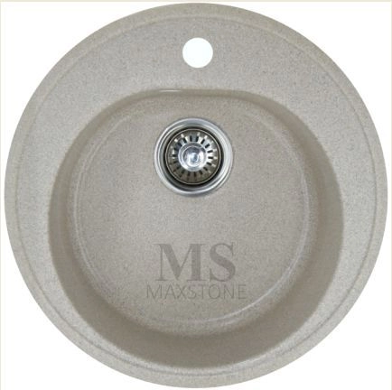 Мойка иск.камень 505 песочный, без сифона МS-2