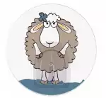 Крючок адгезивный  FUNNY SHEEP DOLLY самоклеющийся (18655) TATKRAFT