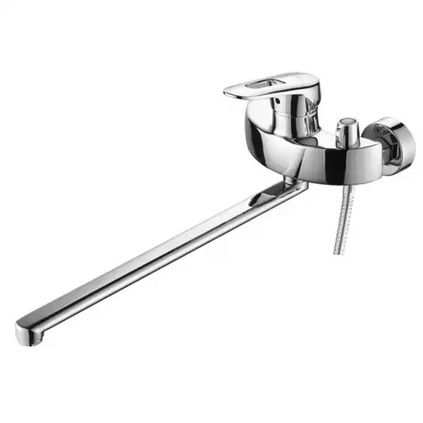 Смеситель для ванны однорычажный, излив 40см (D149428) D-Lin