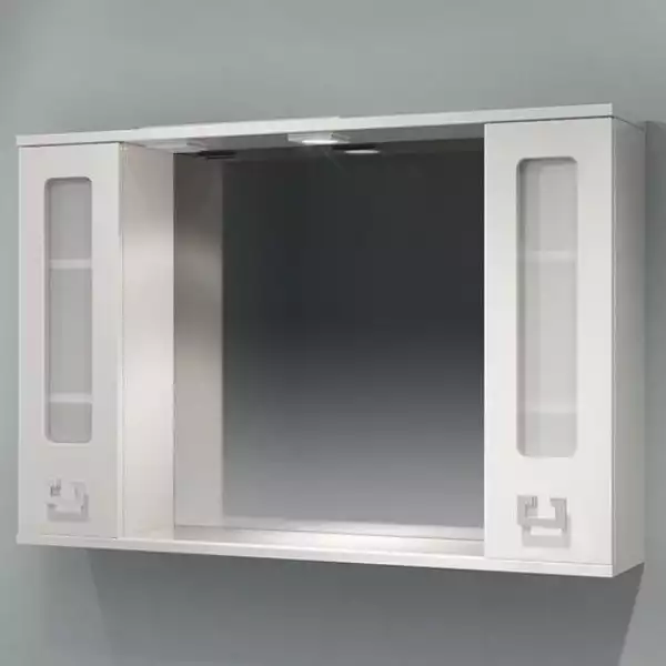 Шкаф зеркальный 1050мм с/о Витраж 105 