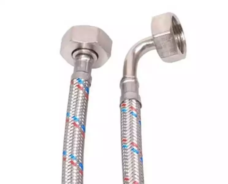 Шланг наливной 1,0м нерж. оплетка