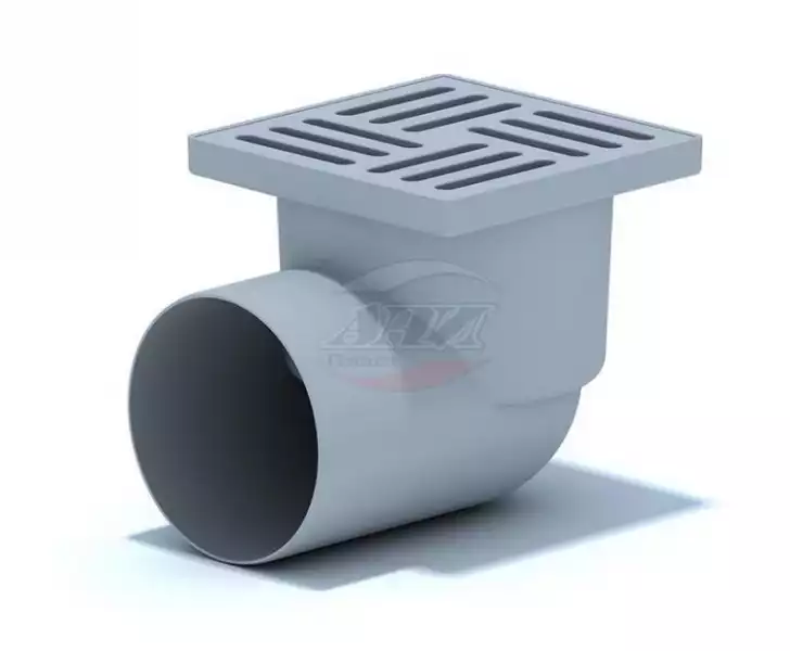 Трап д=110 горизонтальный пласт, решетка 150х150 (ТА1110) Анипласт