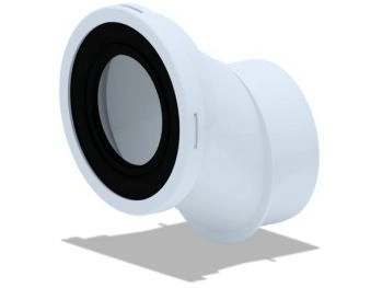 Эксцентрик жесткий 40мм под пласт. трубы с выпуском 110мм (W0421) АниПласт