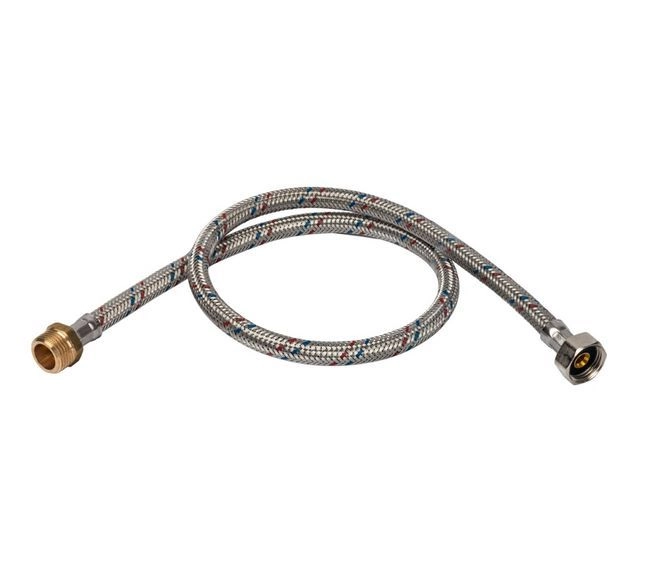 Подводка для воды  0,8м 1/2" гш латунь STOUT 