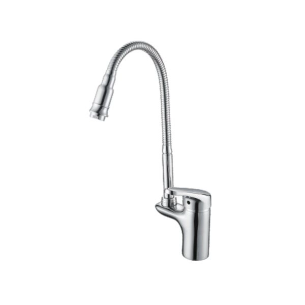 Смеситель для кухни однорычажный, гибкий излив (D155460-Q) с/г D-Lin