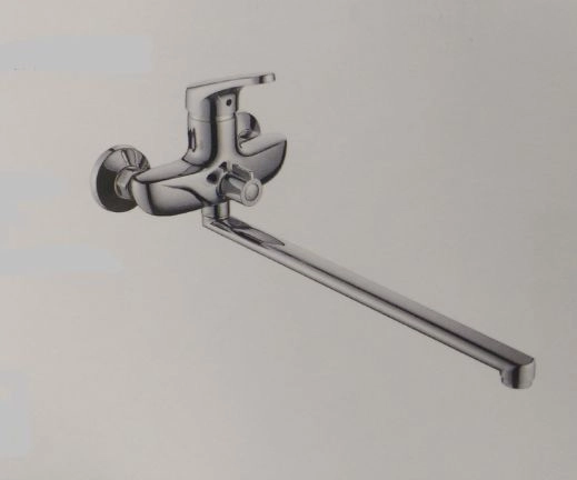 Смеситель для ванны однорычажный, излив 40см (D147460) D-Lin