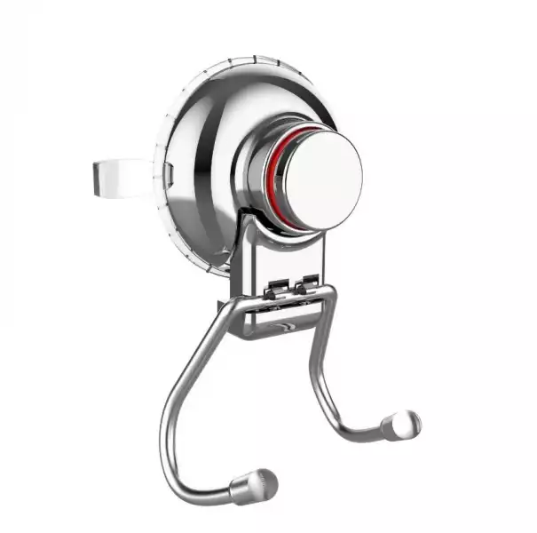 Крючок двойной YAGOS нерж. сталь на вакуум. присоске (DG 0770) Gromell