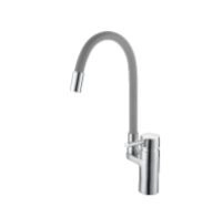 Смеситель для кухни однорычажный, гибкий излив Серый (D157315-2) л/г D-Lin