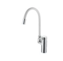 Смеситель для кухни однорычажный, гибкий излив Белый (D157315-3) л/г D-Lin