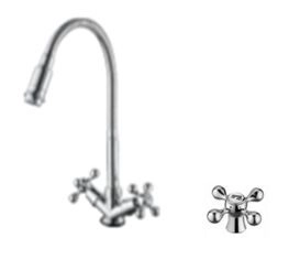 Смеситель для кухни 2мах. гибкий излив (D151810-Q) с/г D-Lin