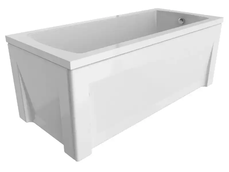 Ванна 1700х750 Garda на каркасе с экраном и сифоном (Alex Baitler)