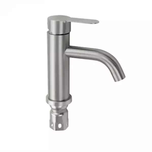 Смеситель для умывальника однорычажный, литой излив (9350) BRIMIX