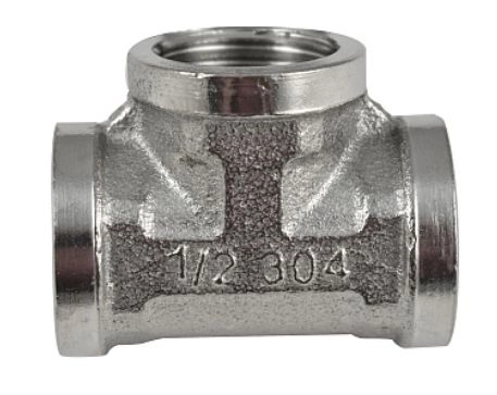 Тройник  1/2"вн х 1/2"вн х1/2"вн нерж.