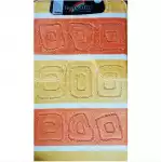 Комплект 2 ковра 600х1000,600х500 жёлтый (00209) SILVER Турция