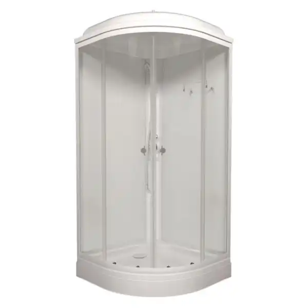 Душевая кабина 900х900 Ультра А, низкий поддон (ДН4, 7 мест+сифон D90мм)