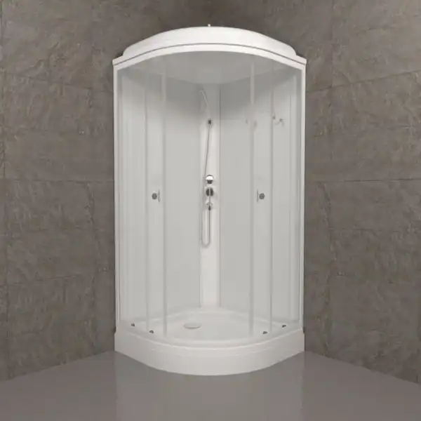 Душевая кабина 900х900 Ультра А, низкий поддон (ДН4, 7 мест+сифон D90мм)