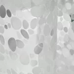 Занавеска для ванной 1800х1800  Круги прозрачные  (ВТРЕ01)