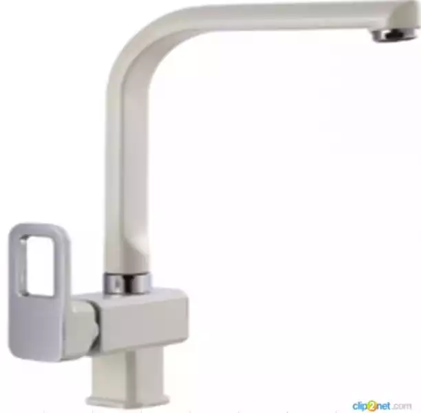 Смеситель для кухни однорычажный, высокий излив,белый (D155366-С) с/г D-Lin