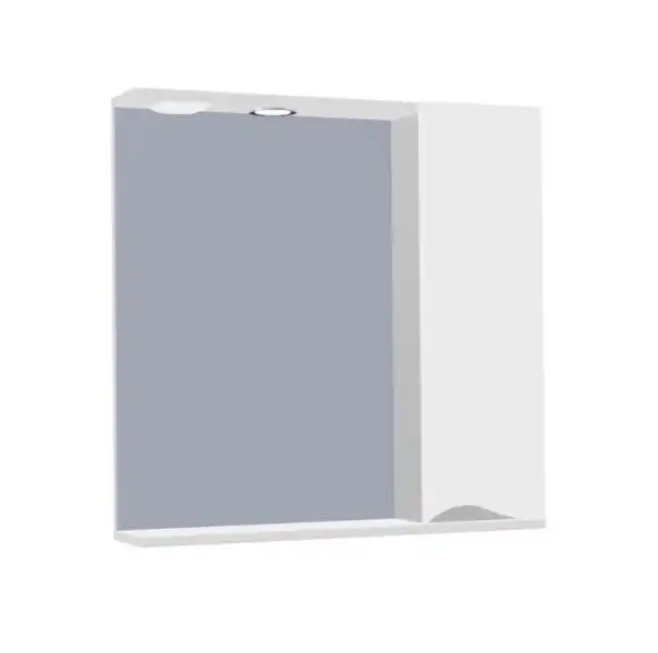 Шкаф зеркальный 700мм с/о Аква прав