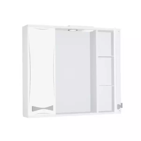 Шкаф зеркальный 800мм с/о Бант прав