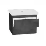 Тумба с/у  600мм Техно (ум.СОМО) бетон темный, подвесная Тумба с/у  600мм Техно (ум.СОМО) бетон темный, подвесная