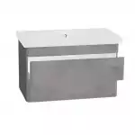 Тумба с/у  800мм Техно (ум.СОМО) бетон светлый, подвесная