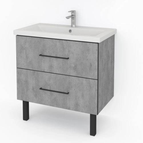 Тумба с/у  600мм Verona  (ум. Como),черный